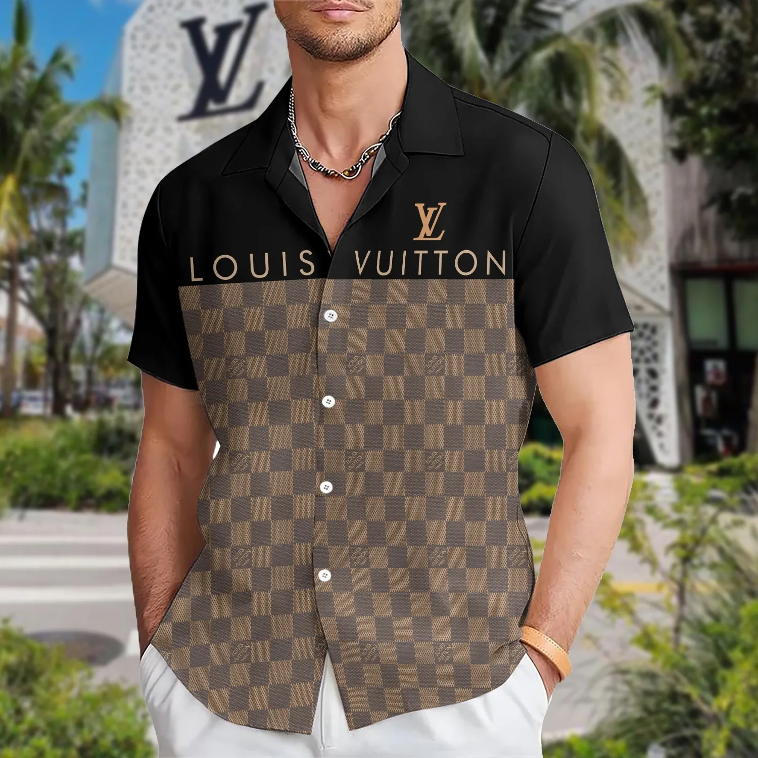 [PREMIUM] LOUIS VUITTON Hawaii Shirt HOT Summer 2024 LUX-CY-0000CQWFKHZ9 - leoleo123123