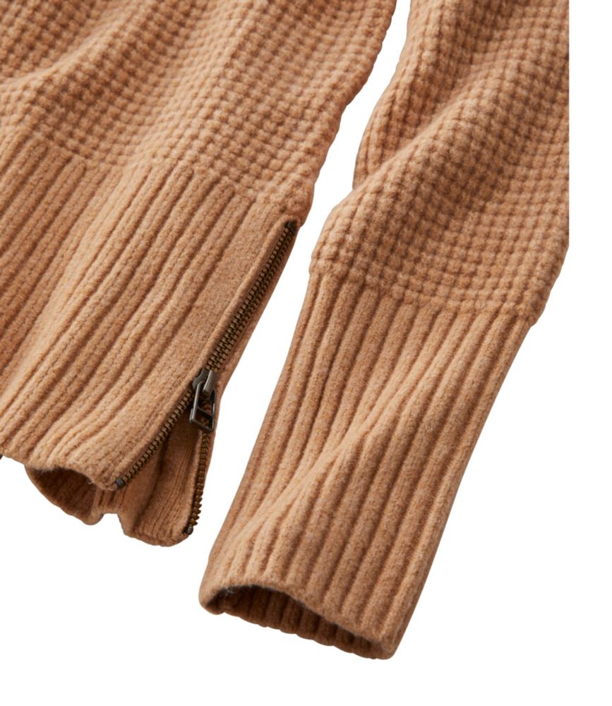 Women's SuperSoft Waffle Sweater, Turtleneck - leoleo123123