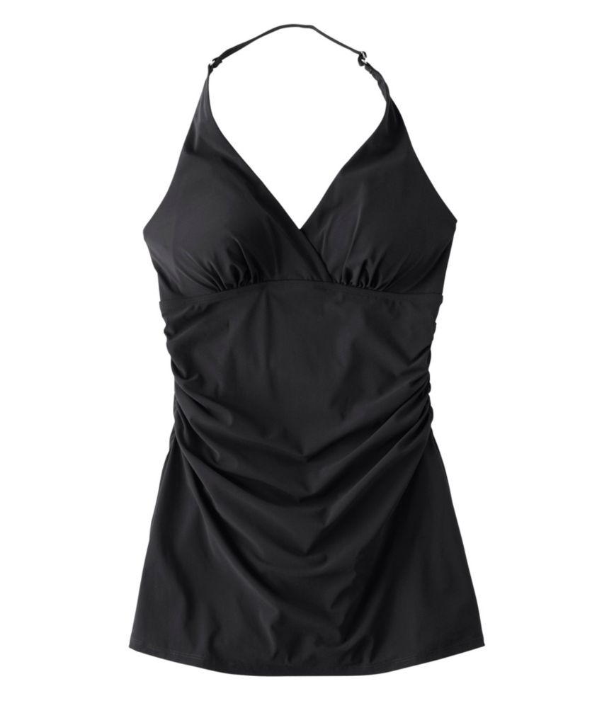 Women's Shaping Swimwear, Clasp Halter Dress - leoleo123123