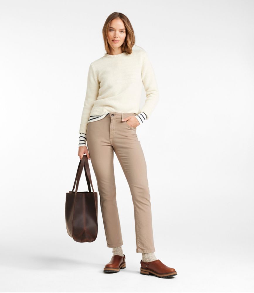 Women's Bean's Classic Ragg Wool Sweater, Crewneck - leoleo123123
