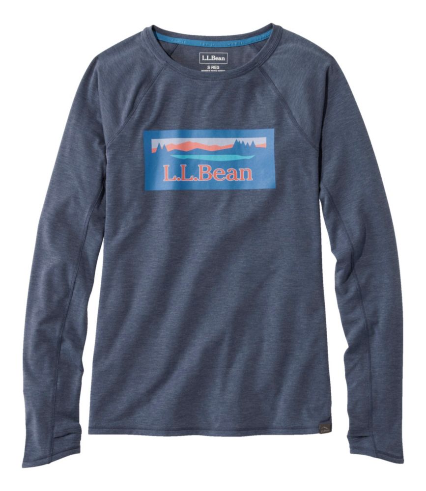 Women's Everyday SunSmart® Tee, Crewneck Long-Sleeve Graphic - leoleo123123