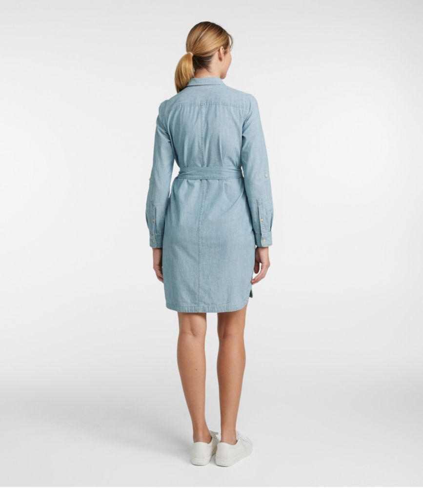 Women's Signature Camp Shirt Dress, Button-Front - leoleo123123