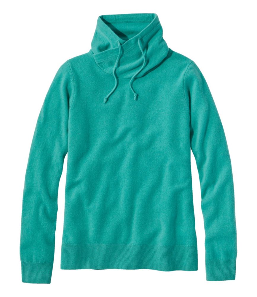 Women's Classic Cashmere Sweater, Funnelneck - leoleo123123