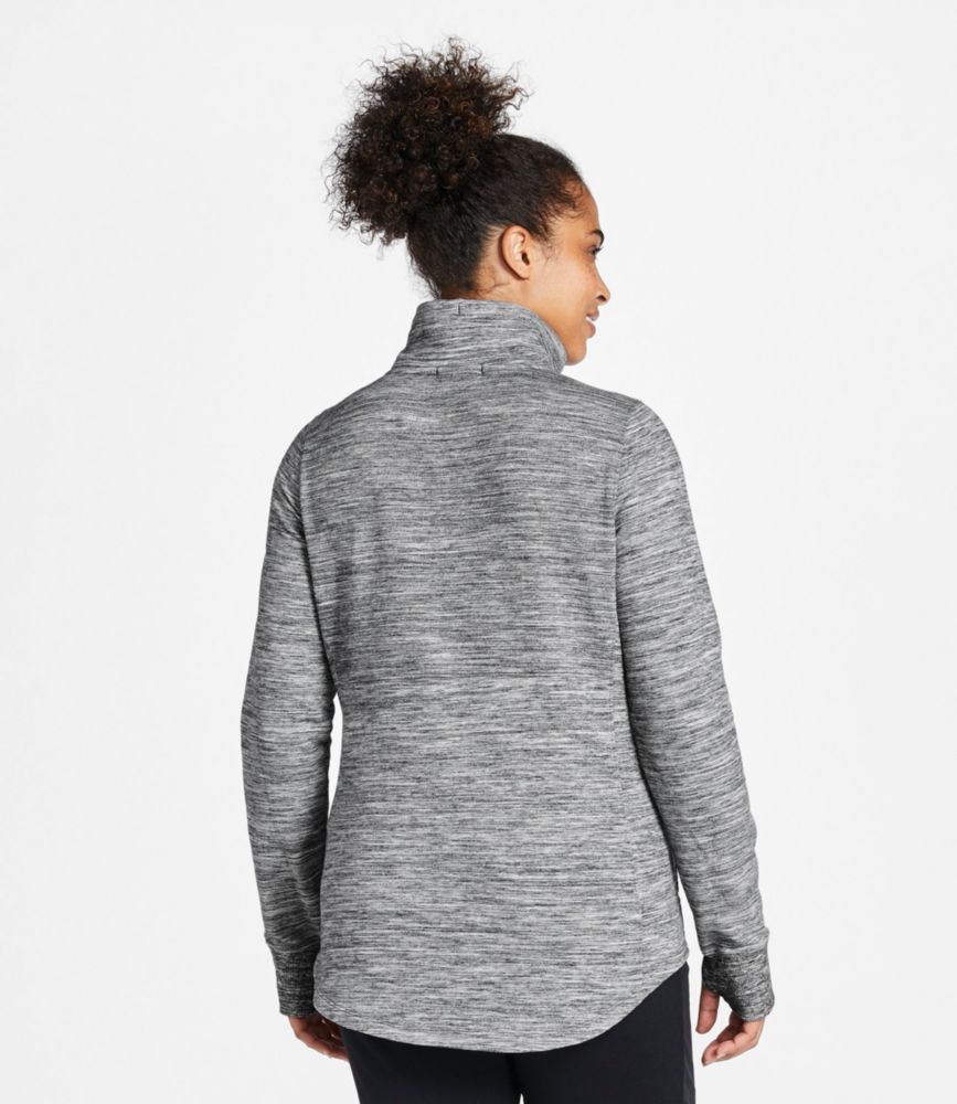 Women's L.L.Bean Cozy Mixed-Knit Pullover, Marled - leoleo123123
