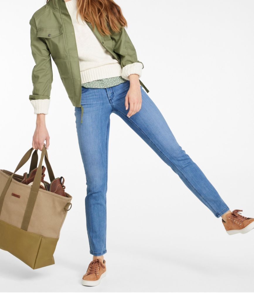 Women's BeanFlex® Jeans, Mid-Rise Skinny-Leg - leoleo123123