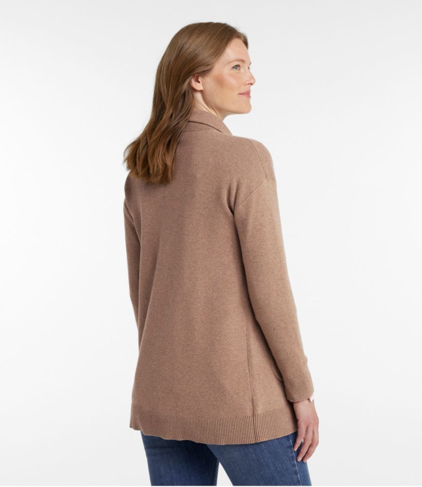 Women's Wicked Soft Cotton/Cashmere Coatigan Sweater - leoleo123123
