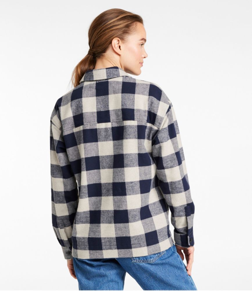Women's Signature Chamois Shirt-Jacket, Pattern - leoleo123123
