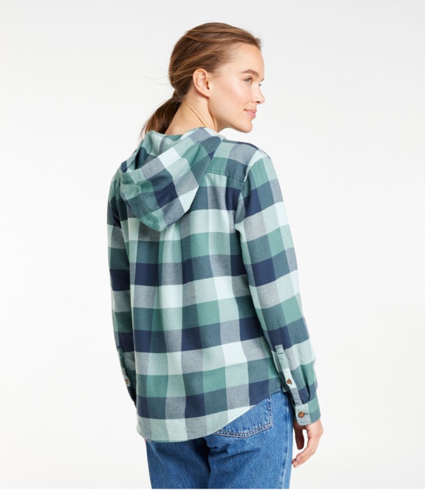 Women's Soft-Brushed Flannel Hoodie - leoleo123123
