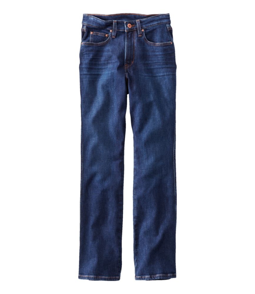 Women's L.L.Bean Everyday Stretch Jeans, High-Rise Mini Bootcut Ankle - leoleo123123