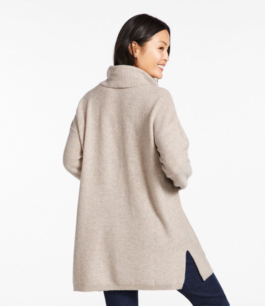 Women's Respun Cashmere Turtleneck Sweater - leoleo123123