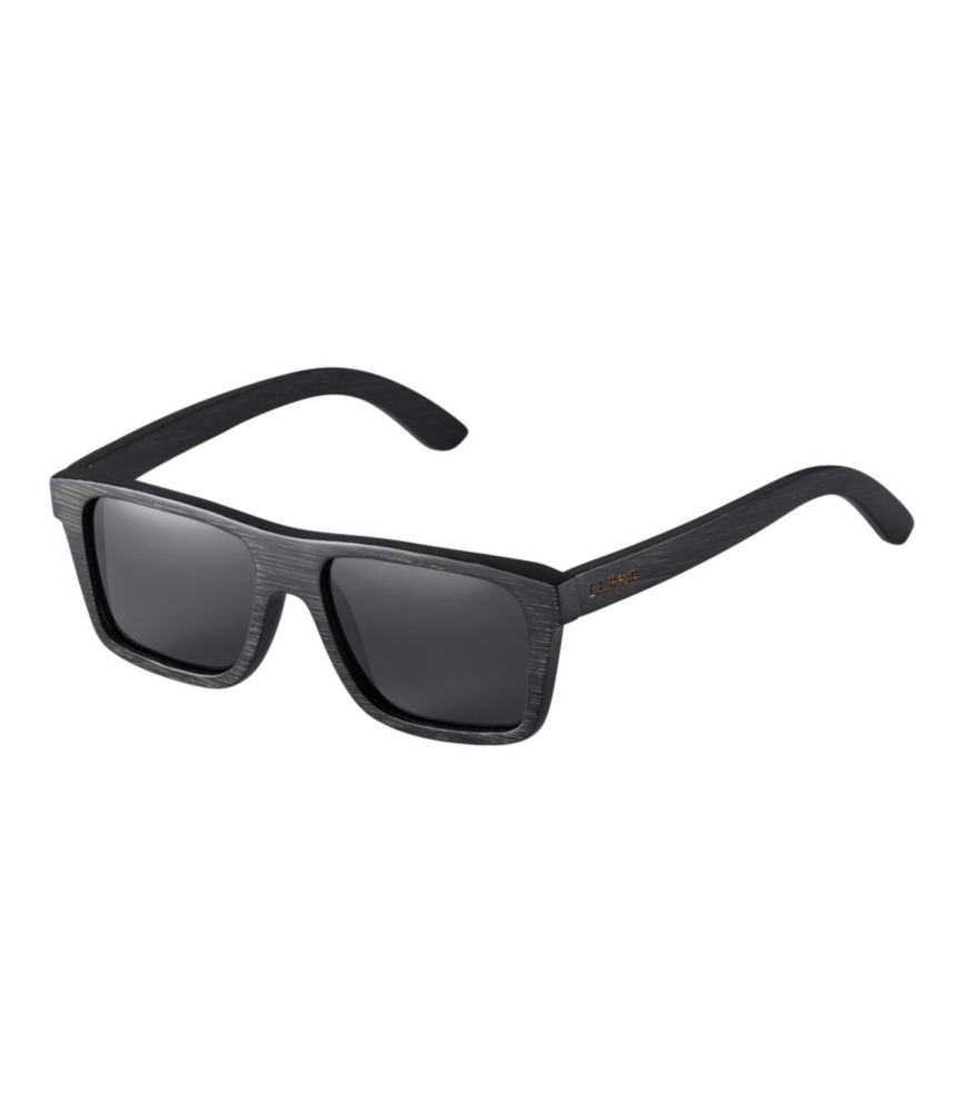 L.L.Bean King Pine Polarized Wooden Sunglasses - leoleo123123