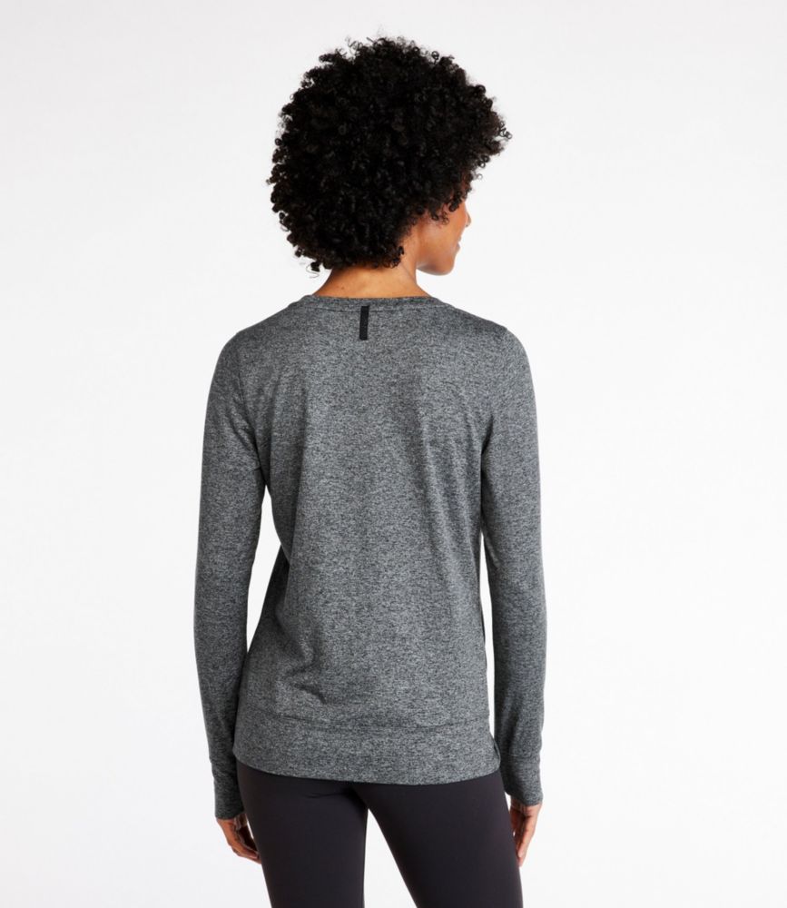Women's VentureSoft Twist-Front Top, Long-Sleeve - leoleo123123