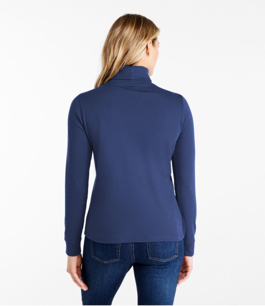 Women's L.L.Bean Interlock Turtleneck, Long-Sleeve - leoleo123123