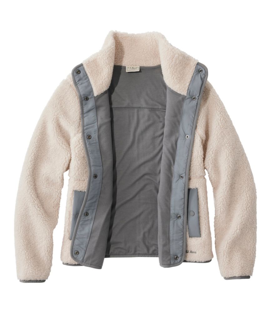 Women's Bean's Sherpa Fleece Jacket - leoleo123123
