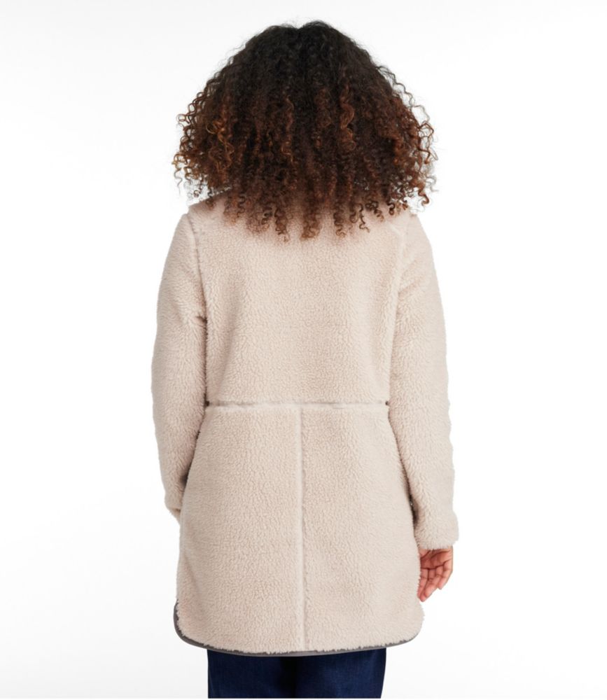 Women's Bean's Sherpa Fleece Coat - leoleo123123