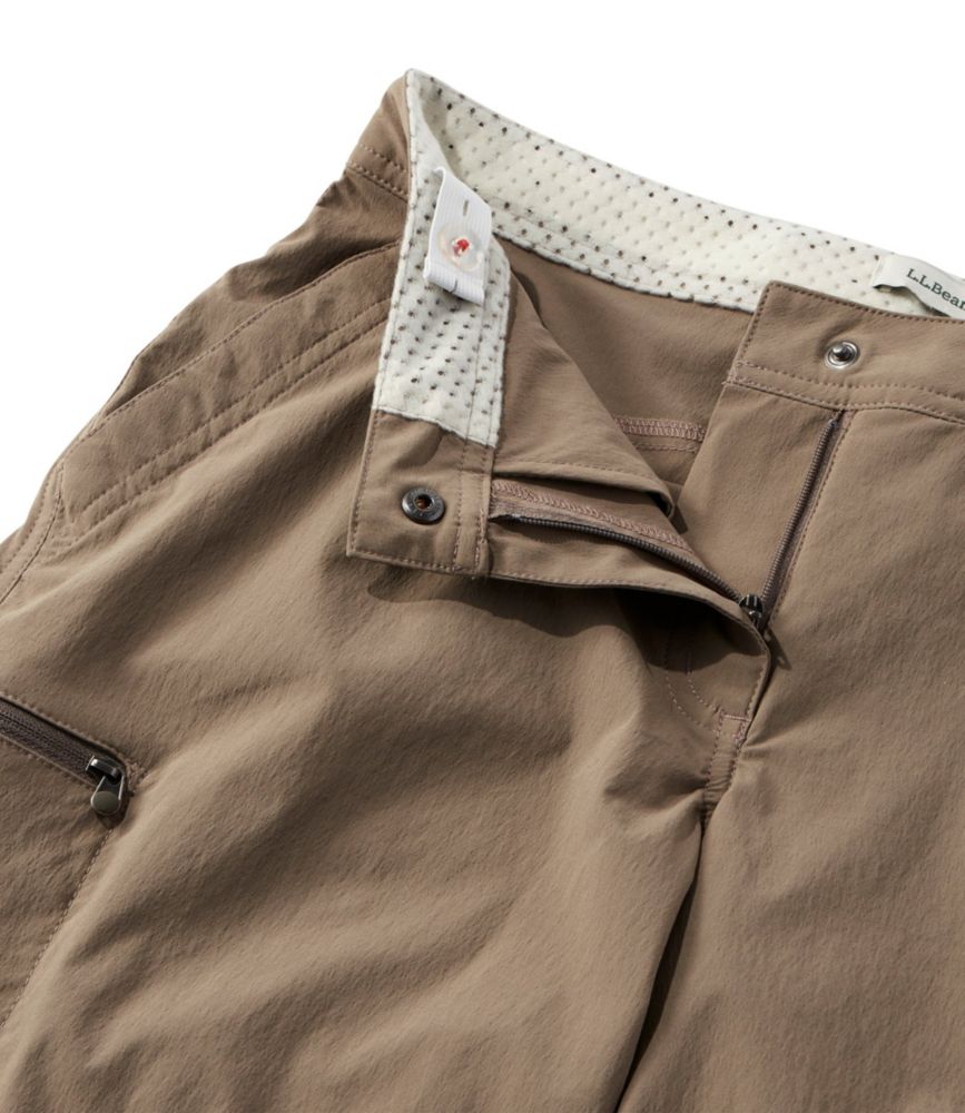 Women's Water-Repellent Comfort Trail Shorts, Mid-Rise - leoleo123123