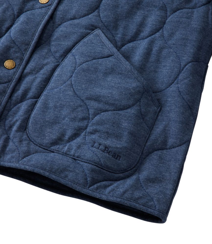 Women's Quilted Knit Jacket - leoleo123123