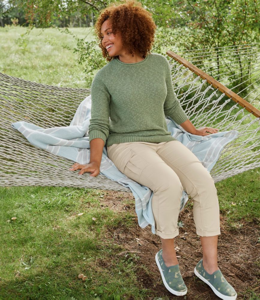 Women's Midweight Cotton Slub Rollneck Pullover - leoleo123123