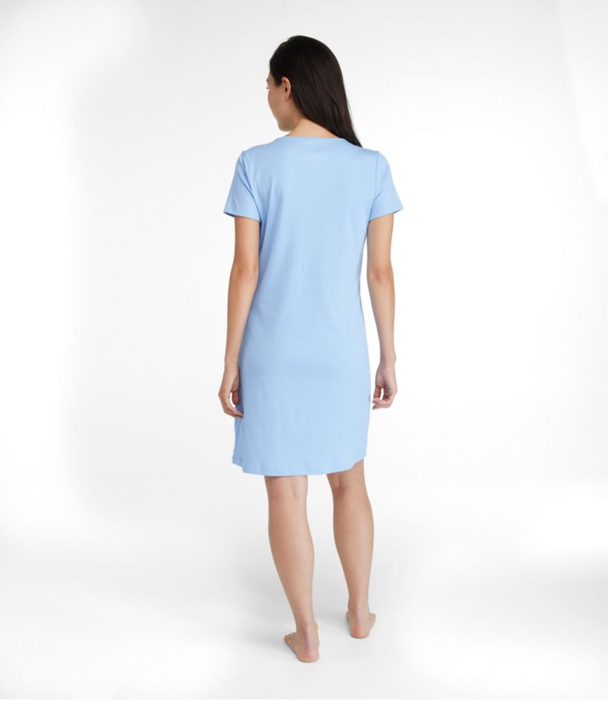 Women's Supima Nightgown, Short-Sleeve - leoleo123123