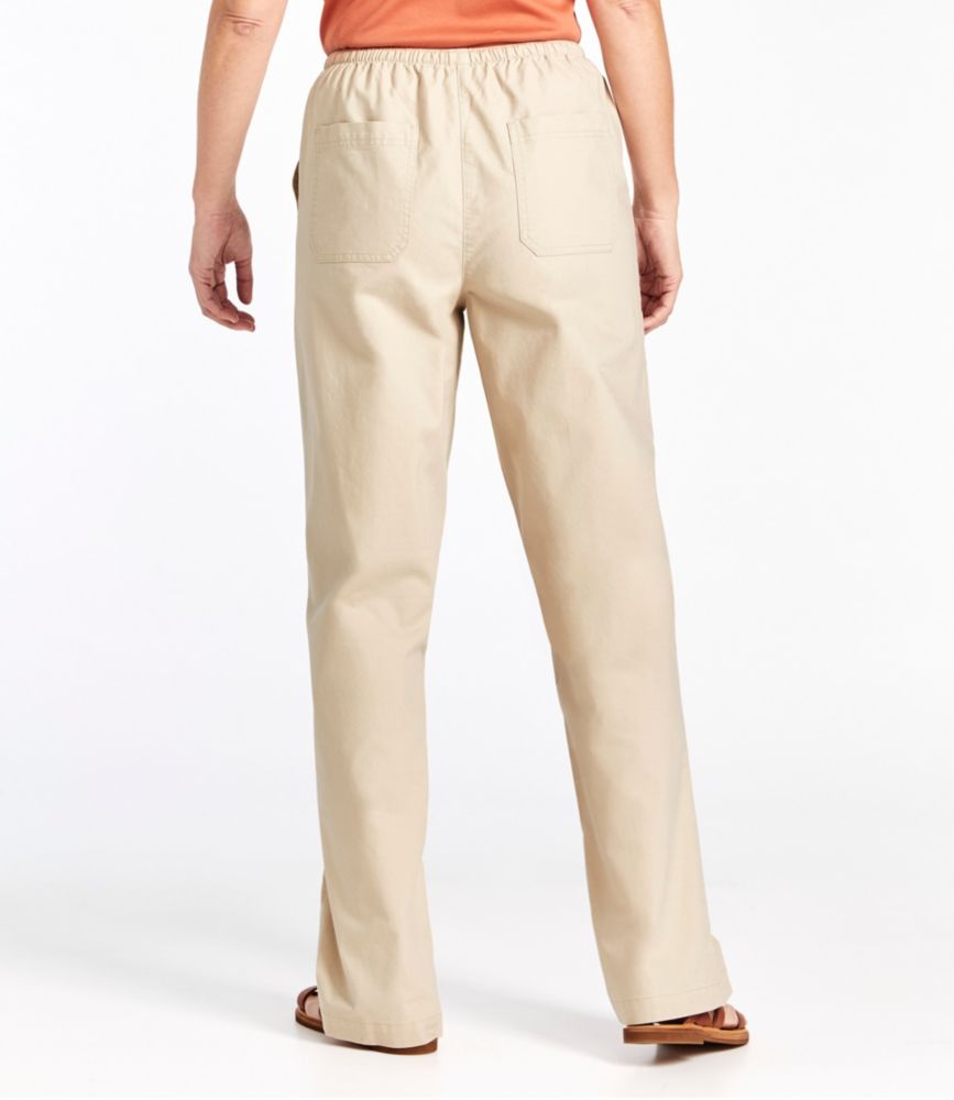 Women's Sunwashed Canvas Pants, High-Rise Straight-Leg - leoleo123123