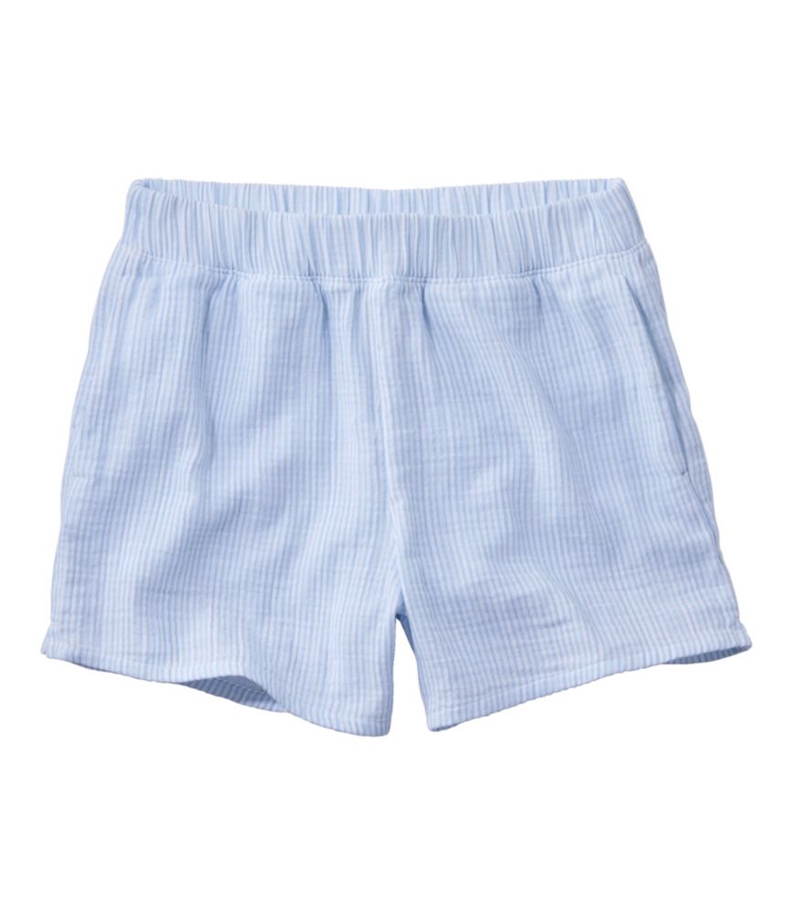 Women's Cloud Gauze Cover-Up Shorts, Stripe - leoleo123123