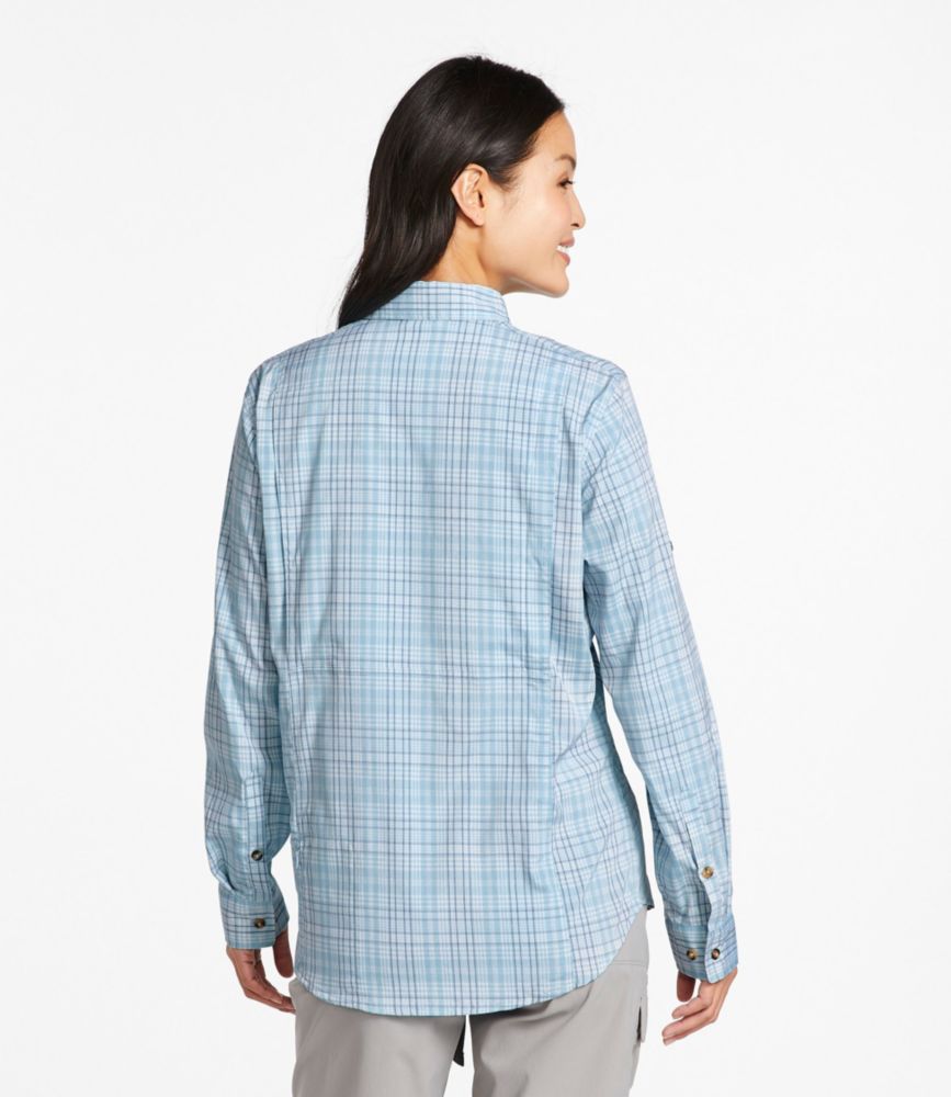 Women's Tropicwear Shirt, Plaid Long-Sleeve - leoleo123123
