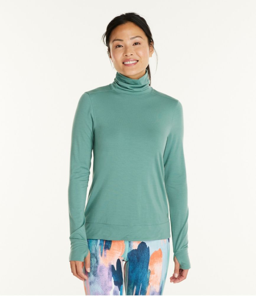 Women's Encompass Merino Wool-Blend Turtleneck - leoleo123123