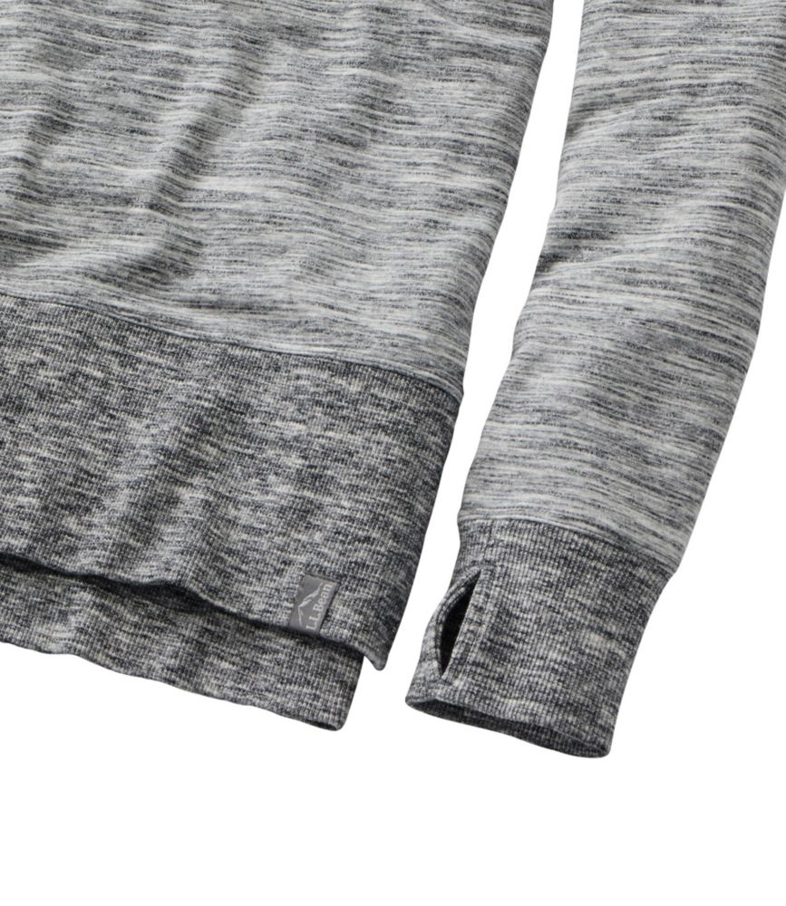 Women's L.L.Bean Cozy Sweatshirt, Split-Hem Marled - leoleo123123