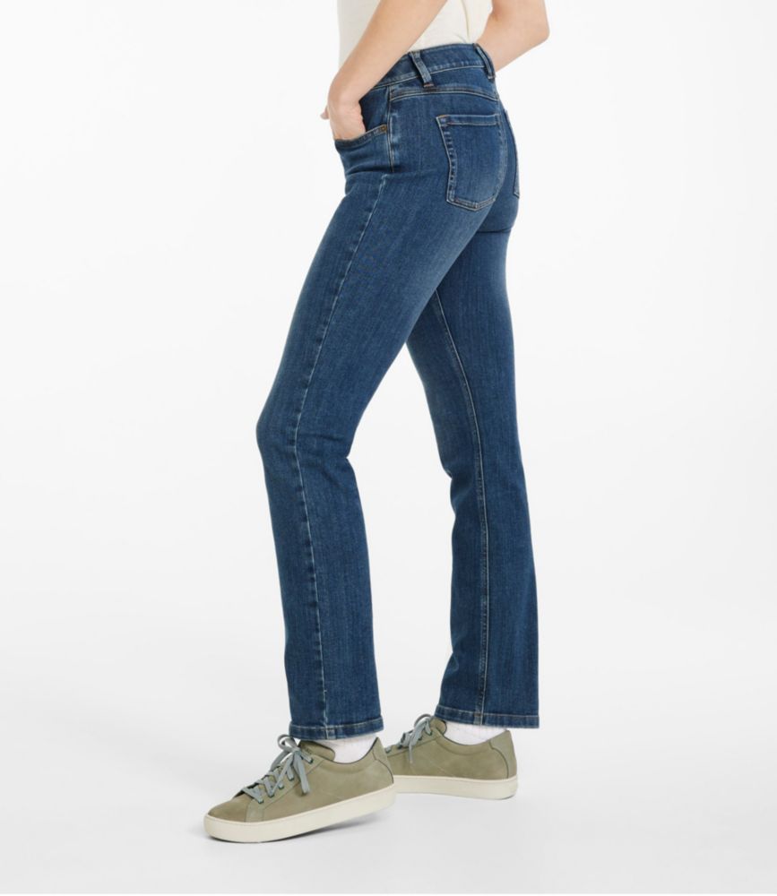 Women's BeanFlex® Jeans, Mid-Rise Straight-Leg - leoleo123123
