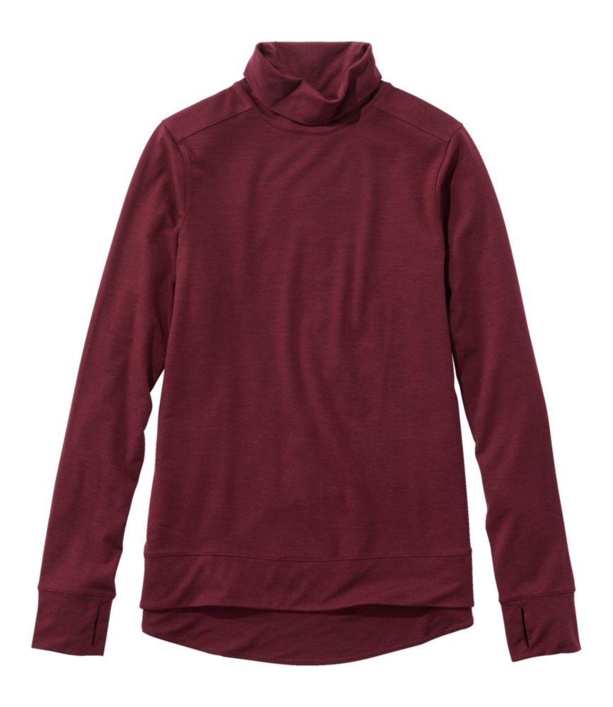 Women's Encompass Merino Wool-Blend Turtleneck - leoleo123123