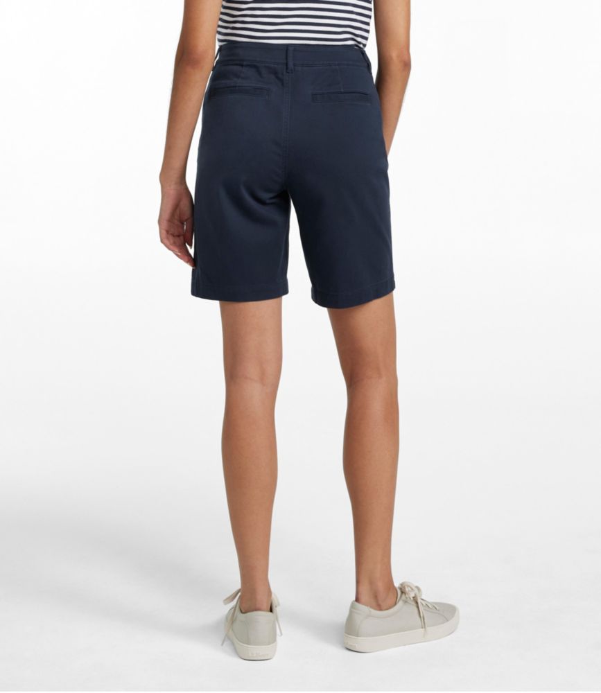 Women's Comfort Stretch Shorts, Chino Bermudas 9