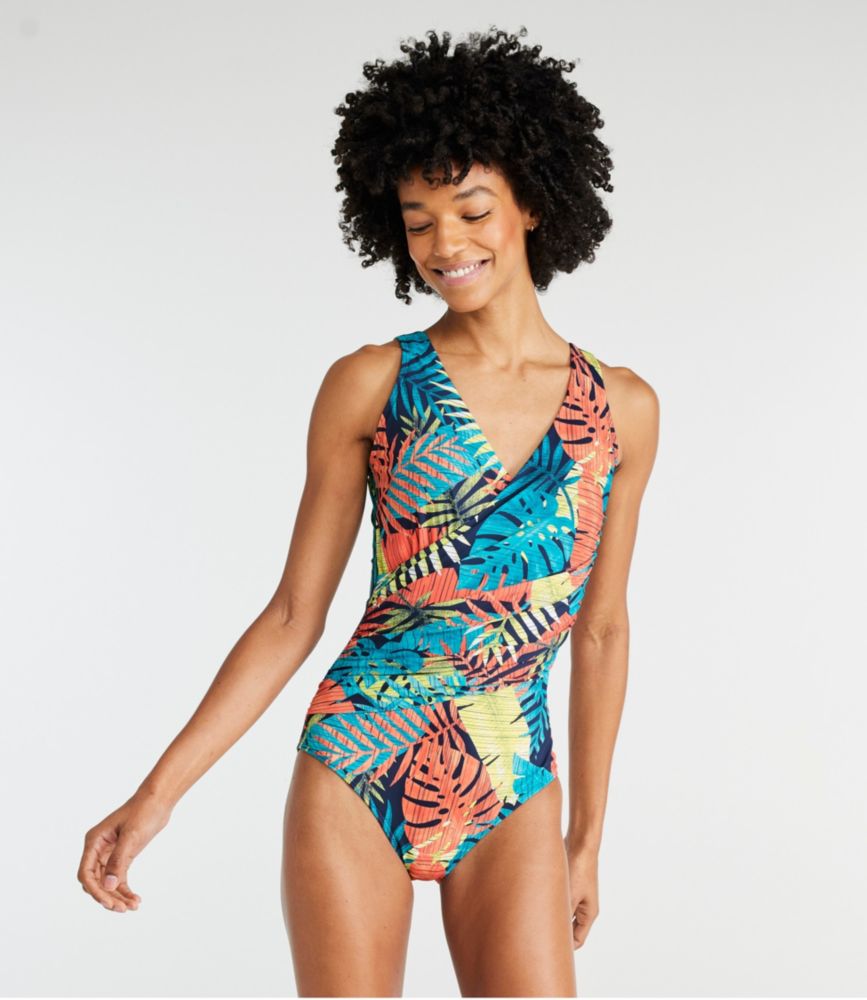 Women's Shaping Swimwear, Tanksuit Print - leoleo123123