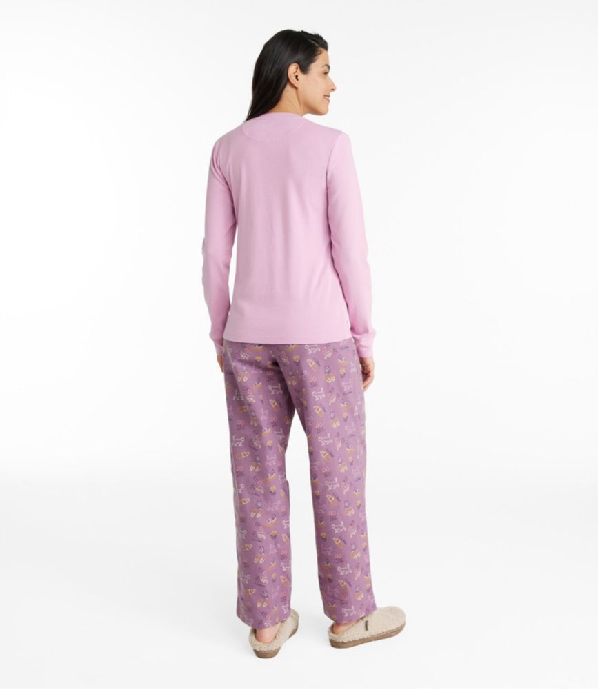Women's Cozy PJ Set, Print - leoleo123123