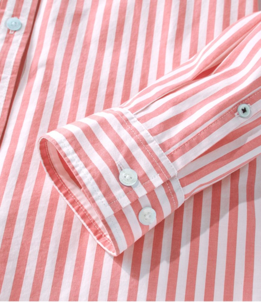 Women's Essential Cotton Poplin Shirt, Long-Sleeve - leoleo123123