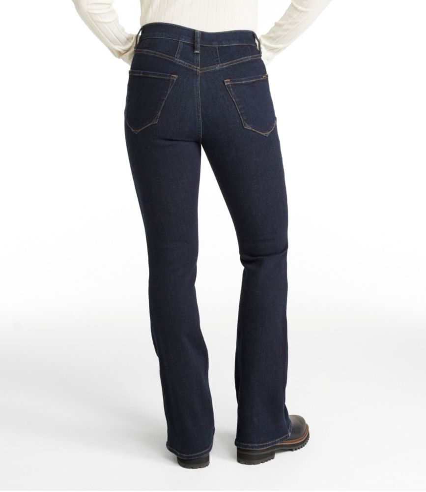 Women's Signature Stretch Jeans, High-Rise Flare - leoleo123123