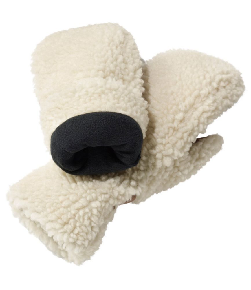 Women's Mountain Pile Fleece Mittens - leoleo123123