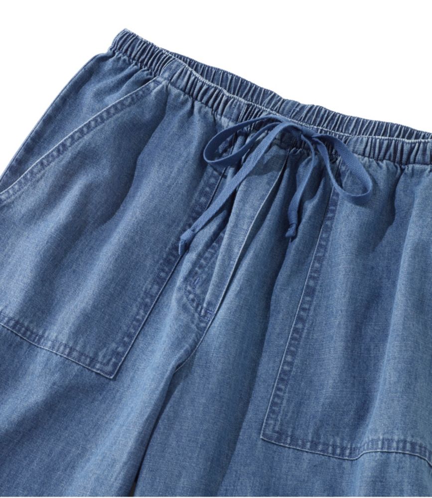 Women's Sunwashed Denim Pants, Straight-Leg - leoleo123123