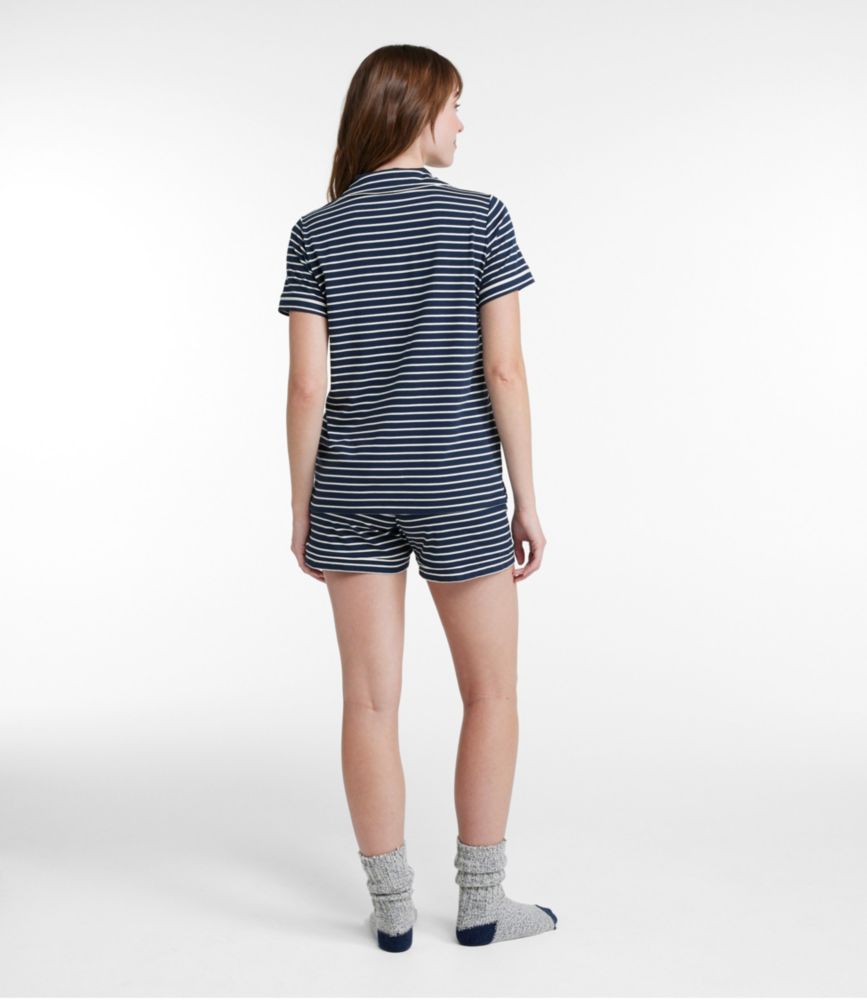 Women's Super-Soft Shrink-Free Pajamas, Short Set Stripe - leoleo123123