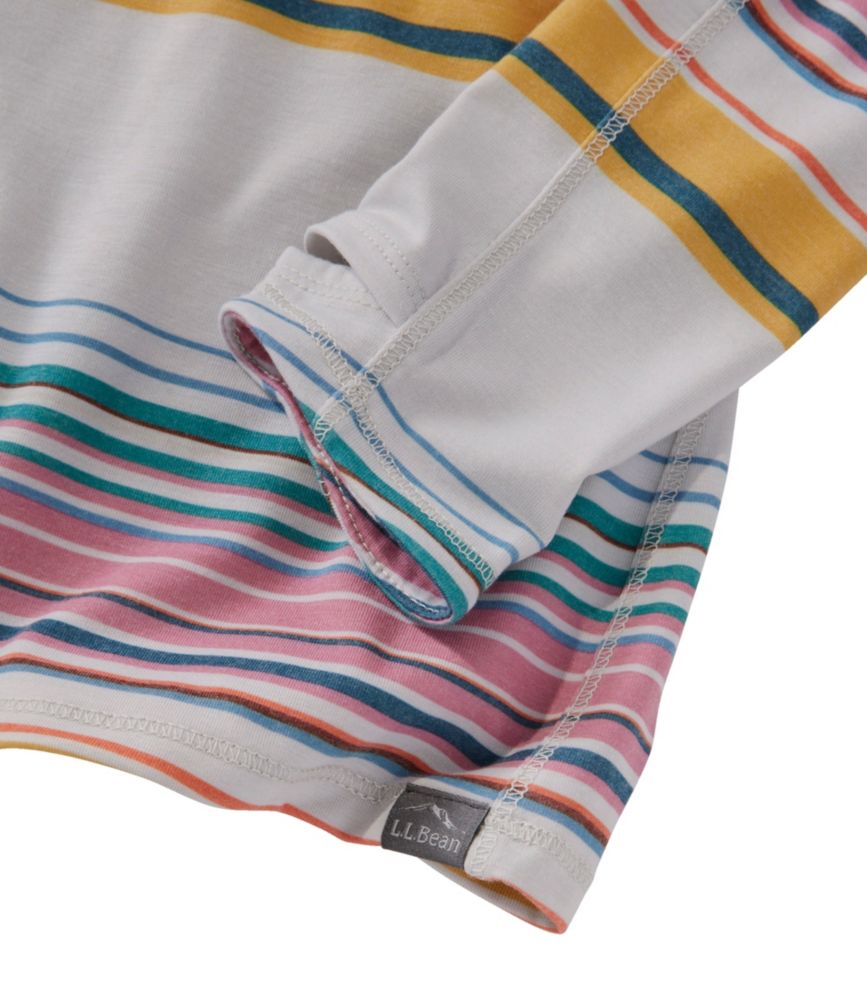 Women's Everyday SunSmart® Tee, Crewneck Long-Sleeve Stripe - leoleo123123