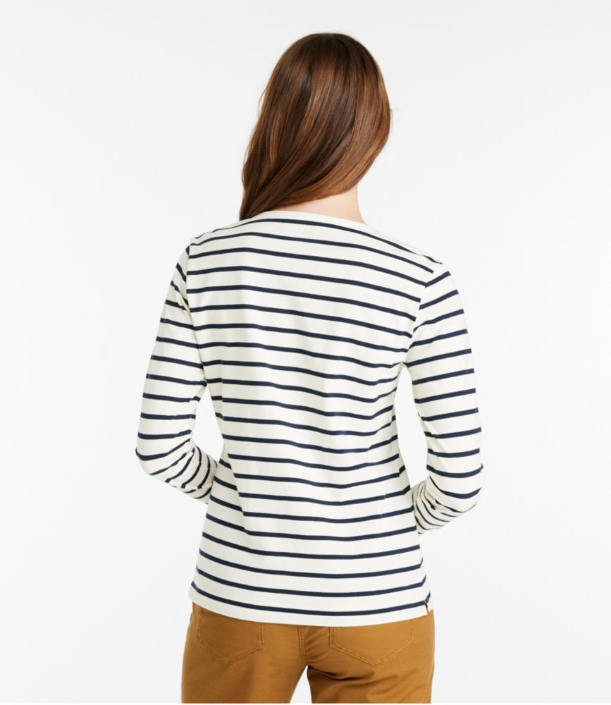 Women's Signature Rangeley Cotton Tee, Henley - leoleo123123
