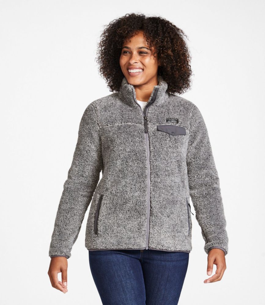 Women's L.L.Bean Hi-Pile Fleece Jacket - leoleo123123