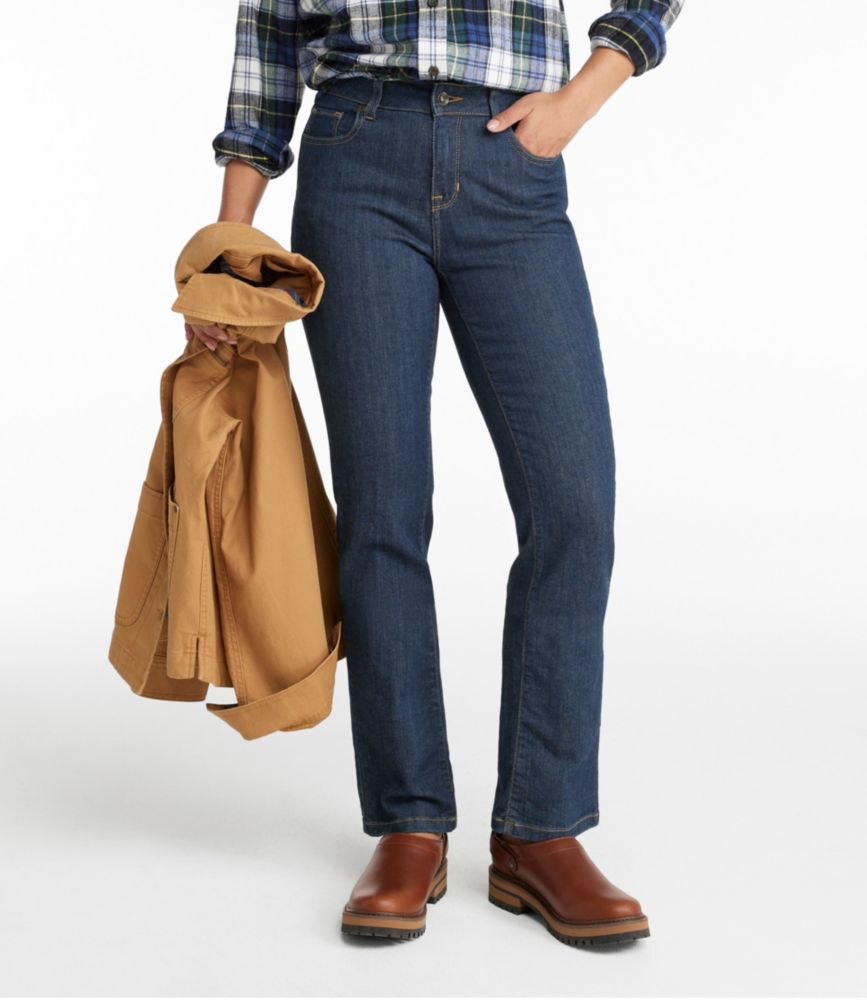 Women's True Shape Jeans, High-Rise Straight-Leg - leoleo123123