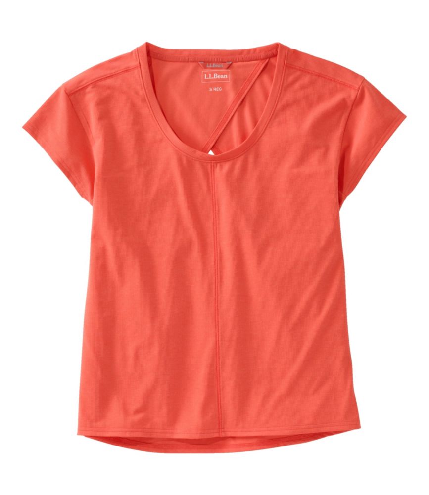 Women's Ribbed Performance Tee, Short-Sleeve - leoleo123123