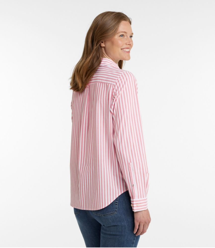 Women's Essential Cotton Poplin Shirt, Long-Sleeve - leoleo123123