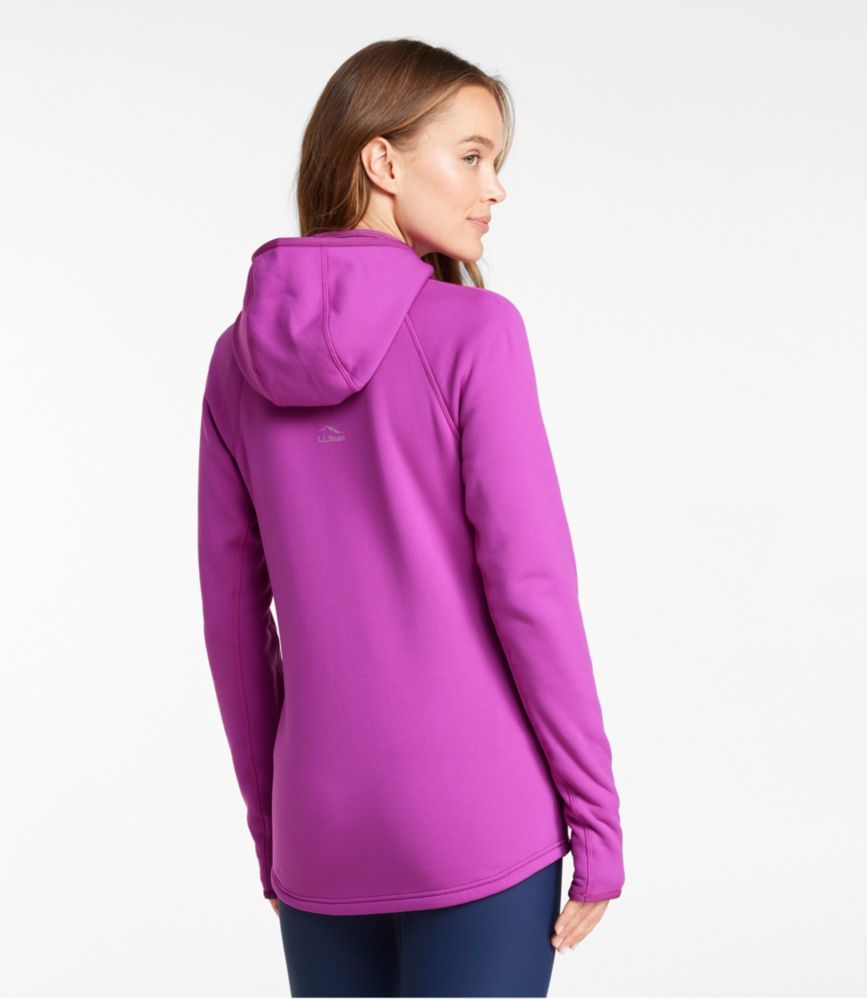 Women's PrimaLoft ThermaStretch Fleece Jacket, Hooded Full-Zip - leoleo123123