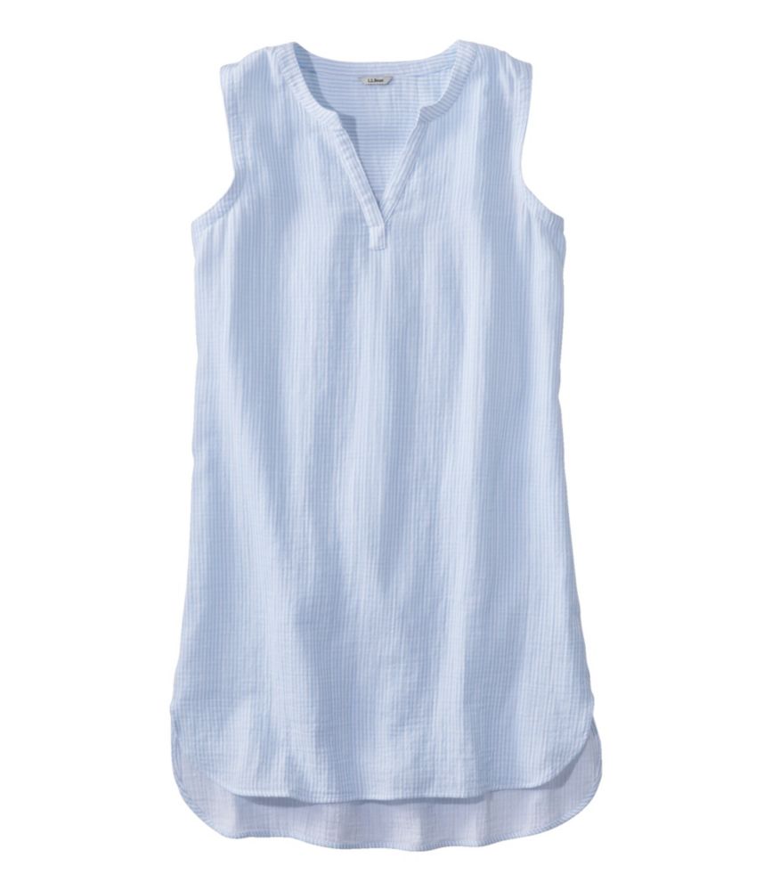 Women's Cloud Gauze Cover-Up Dress, Stripe - leoleo123123