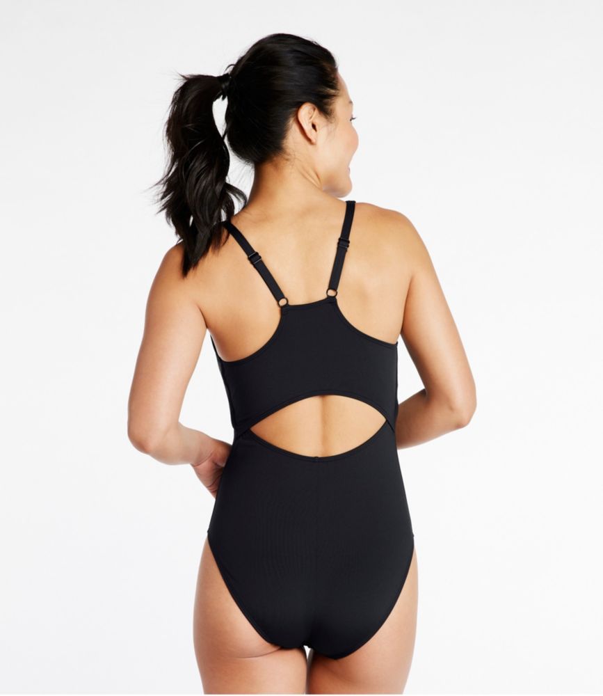 Women's New Currents Swimwear, Squareneck Tanksuit - leoleo123123