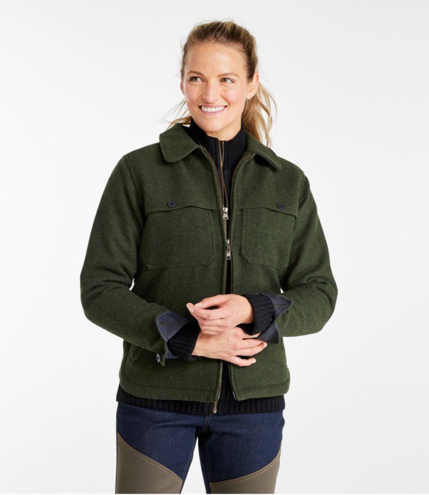 Women's Maine Guide Zip Front Jac-Shirt with Primaloft - leoleo123123