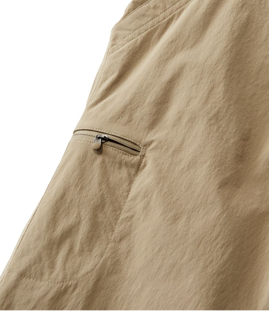 Women's Water-Repellent Comfort Trail Pants, Mid-Rise Straight-Leg Crop - leoleo123123