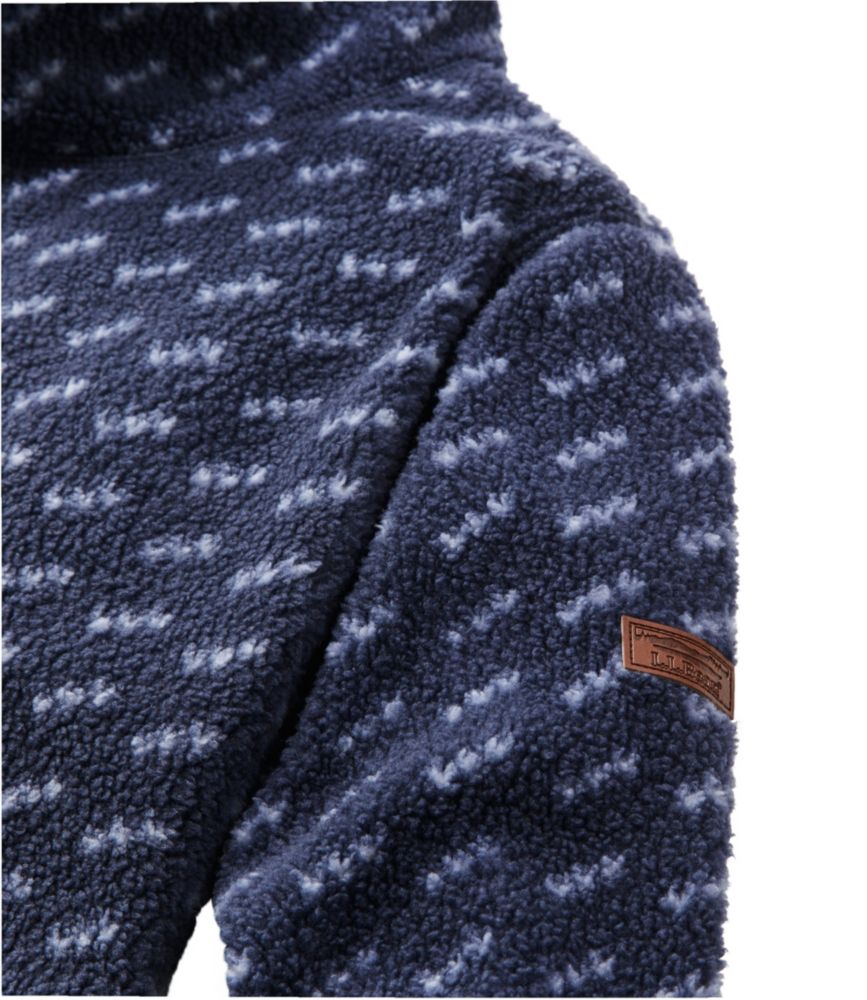 Women's Cozy Cottage Fleece, Funnelneck Pullover Print - leoleo123123